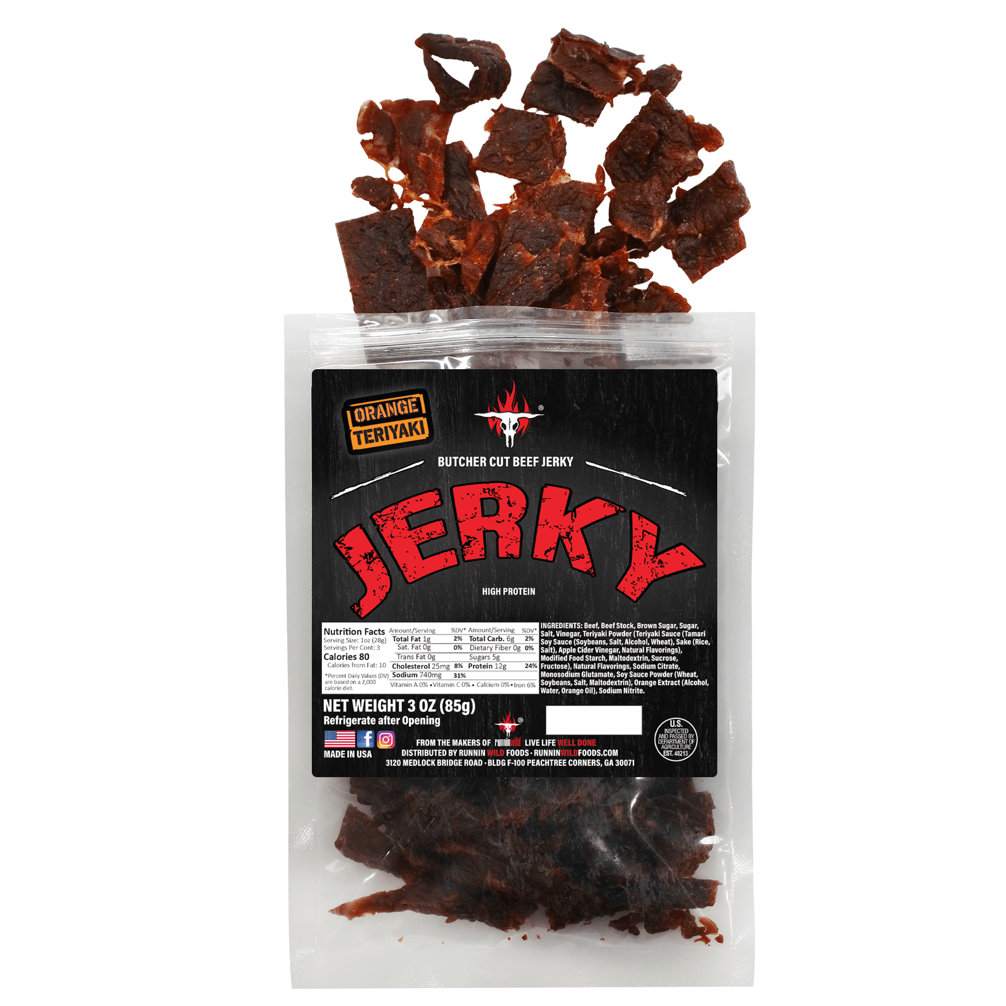 Butcher Cut Beef Jerky | Runnin Wild Foods