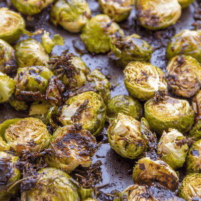 Maple Sugar Bourbon Brussel Sprouts