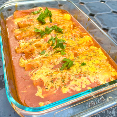 Simple Chicken Enchiladas