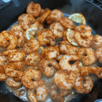 Blackened Shrimp & Asparagus