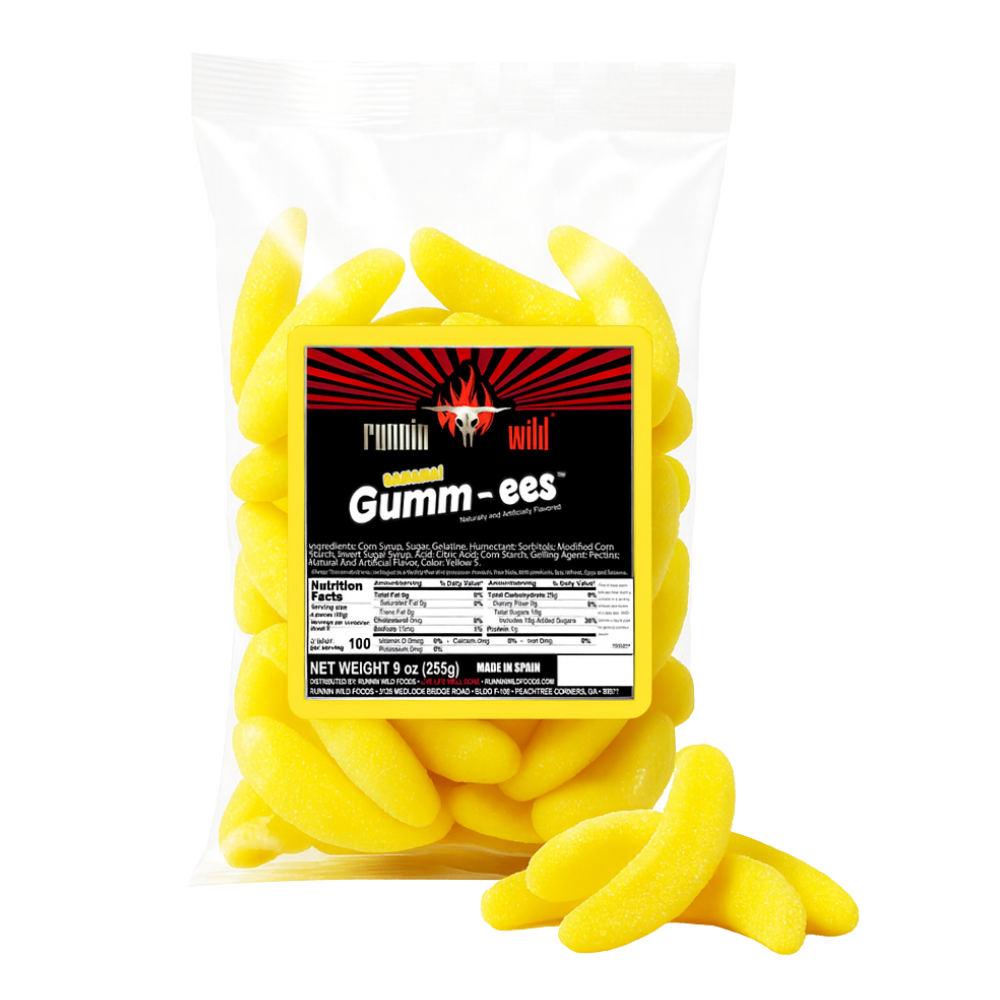 banana gummy candy