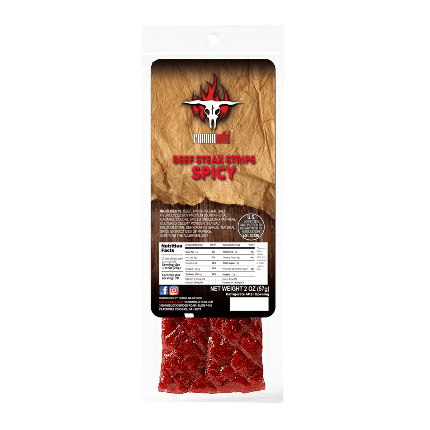 Spicy Beef Steak Strips