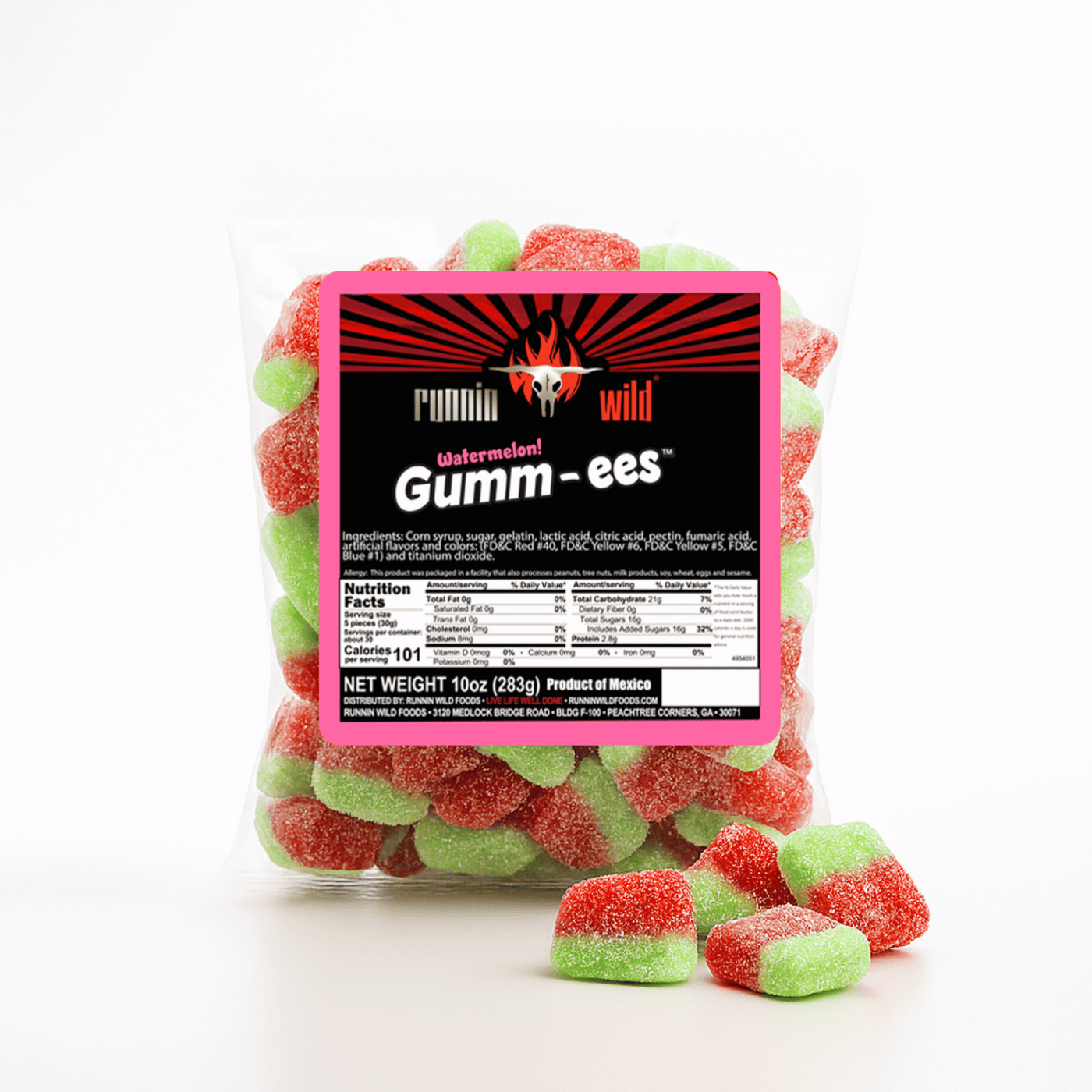 Watermelon slices candy