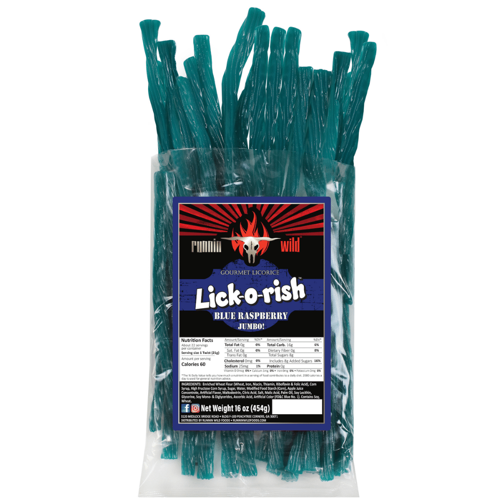 Lick-o-rish | Goumet Licorice | Runnin Wild Foods