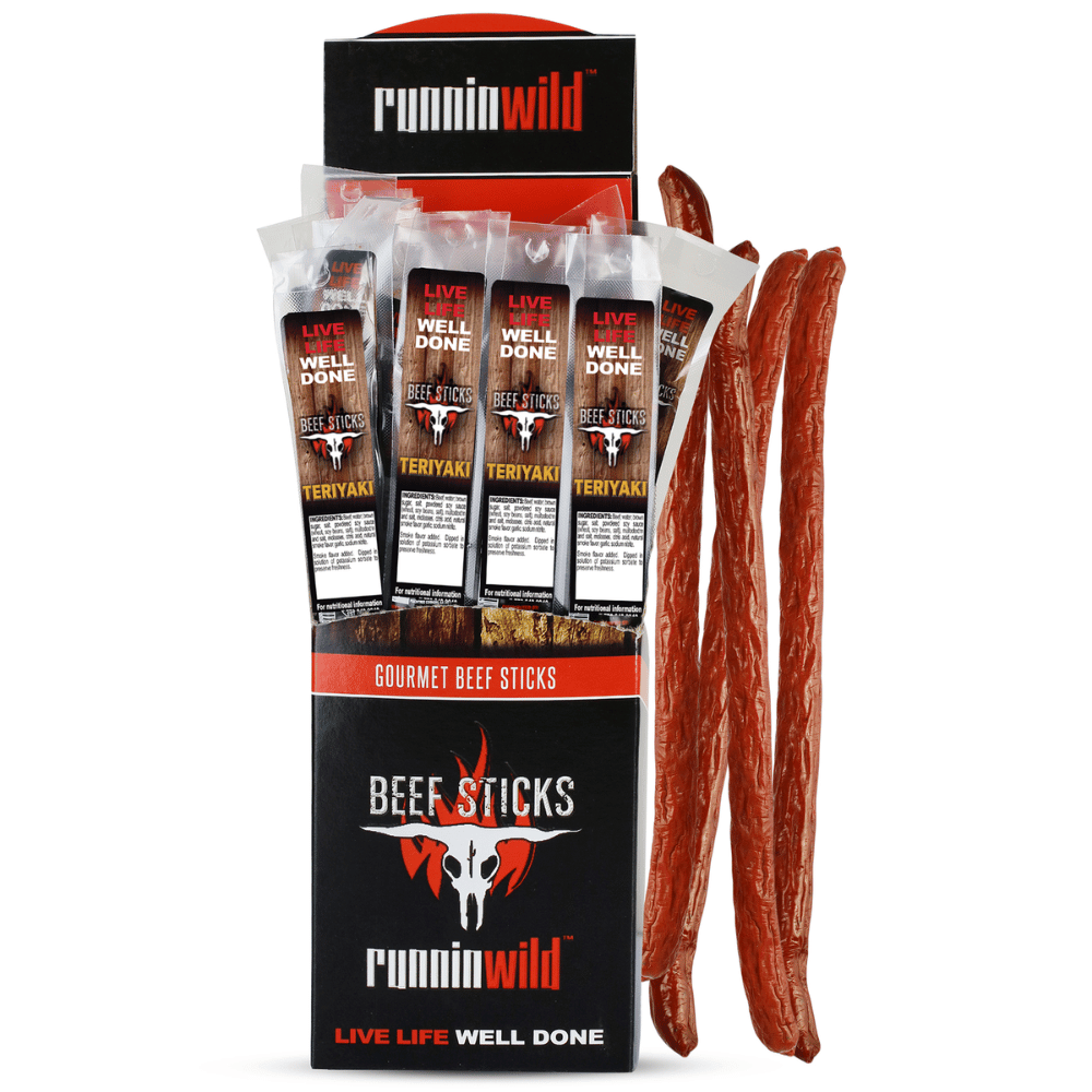 Beef Stick Sticks Summer Sausage Runnin' Wild Foods – Runnin