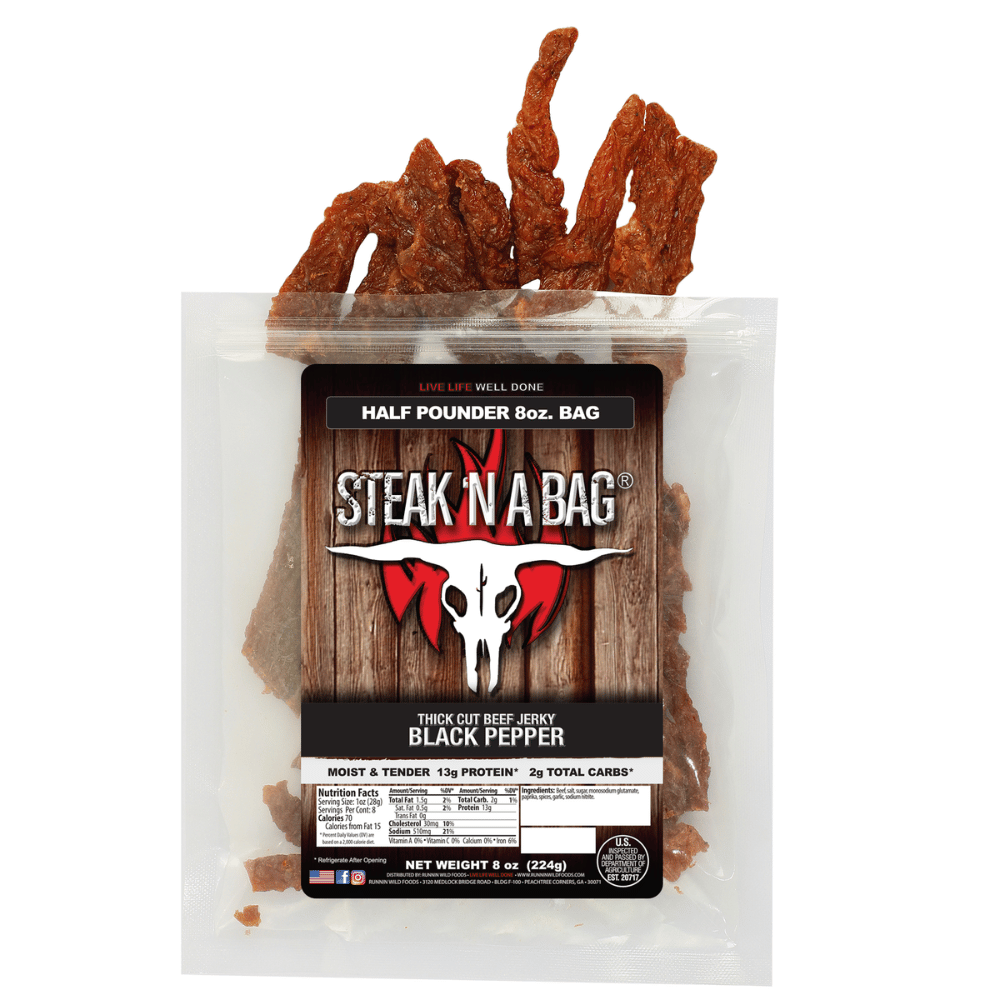 Black Pepper Steak 'N A Bag HALF POUND BAG