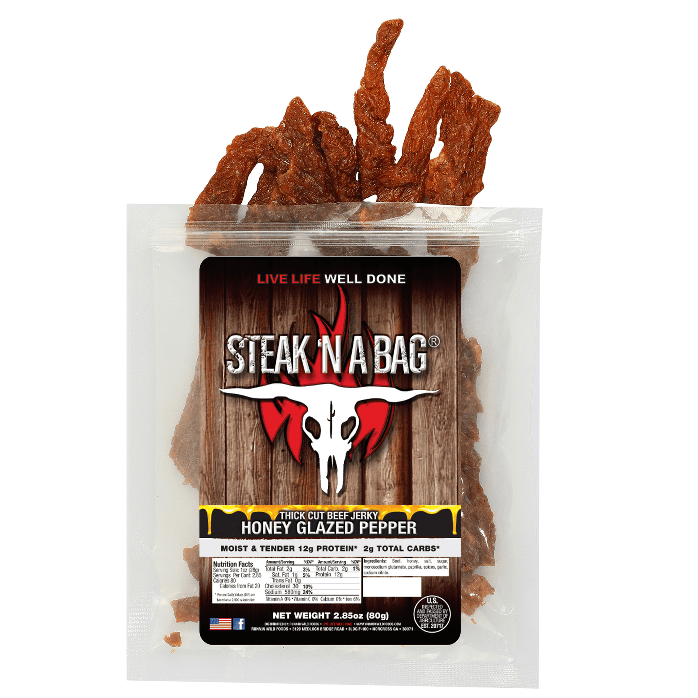 Honey Glazed Pepper Steak 'N A Bag