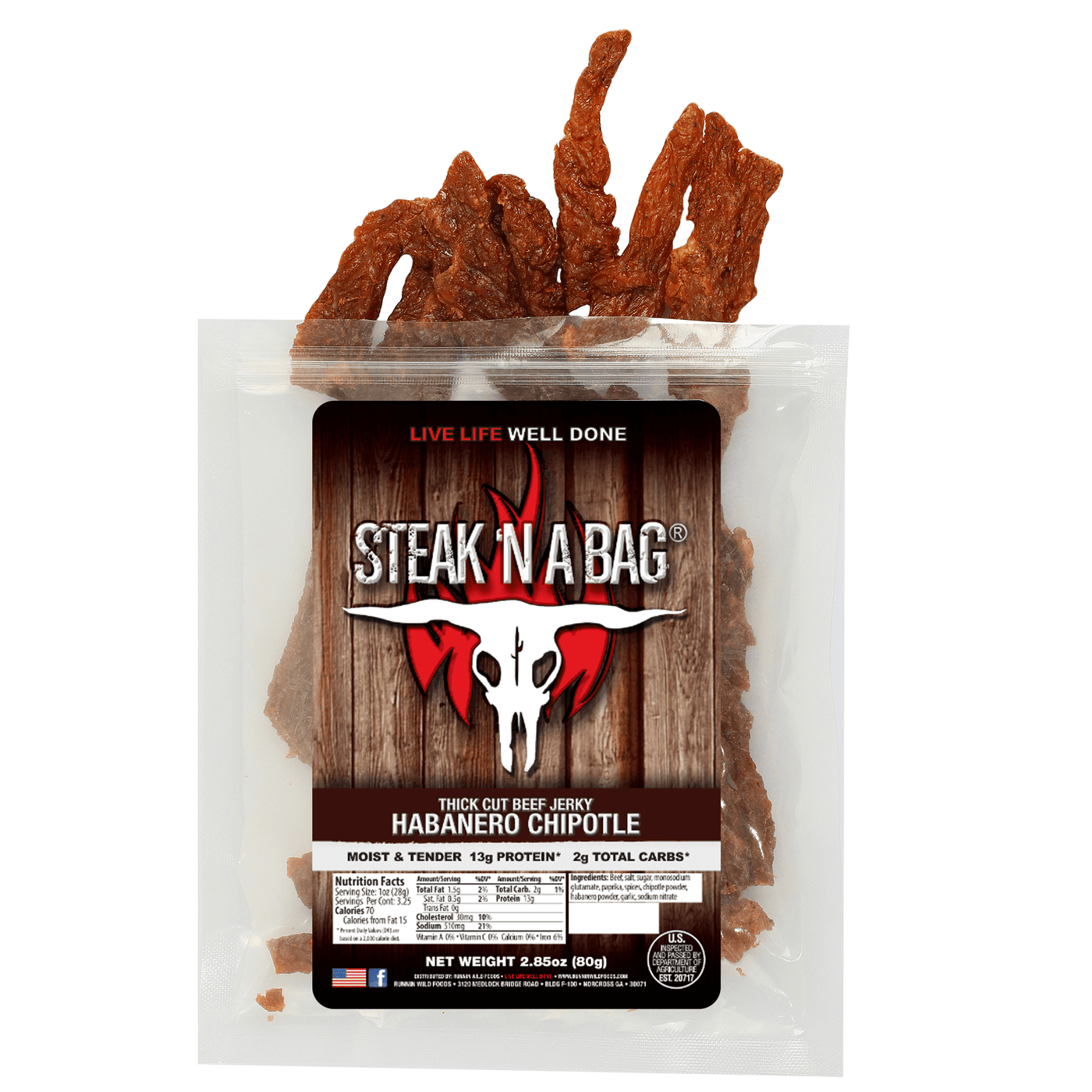 Habanero Chipotle Steak 'N A Bag