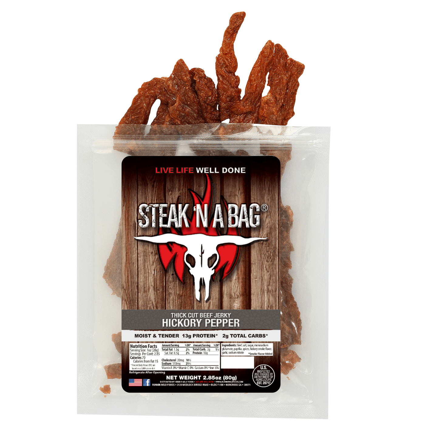 Hickory Pepper Steak ' N A Bag
