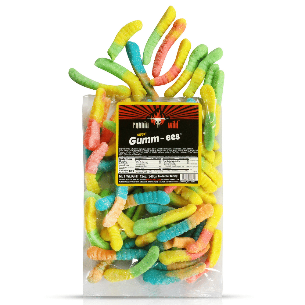 Sour Gumm-ees Sour Gummy Worms