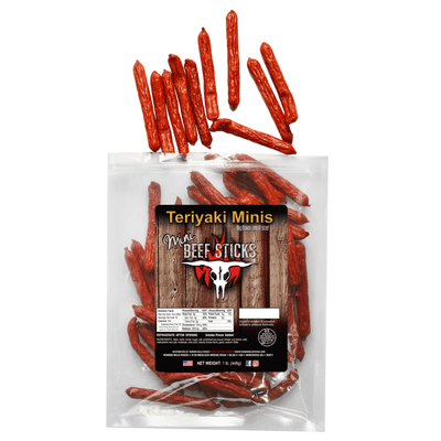 One Pound Teriyaki Mini Beef Sticks